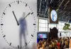 Schiphol-digital-clock-man-inside