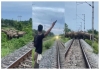 Man-saves-elephants-from-speeding-train
