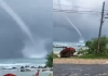 Fengal Cyclone Suck the Water from Cuddalore Seashore 