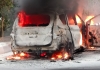 In Telangana Hyderabad Car Fire 3 Died 