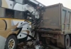   in Gujarat Surat 6 Dies Accident Bus Truck Collision 