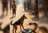 Odisha-stray-dog-saves-children-from-snake
