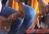 Fake-begging-girl-train-video