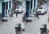 School-students-drive-suv-haryana-cctv