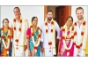 Three sisters who married French youths.. The parents conducted the wedding in Tiruchendur..
