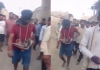 Uttar Pradesh Badaun Youth Abused by Local Villagers after Caught by Women Husband 