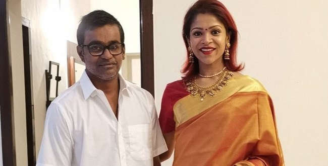 Director selvaragan wife and son photo
