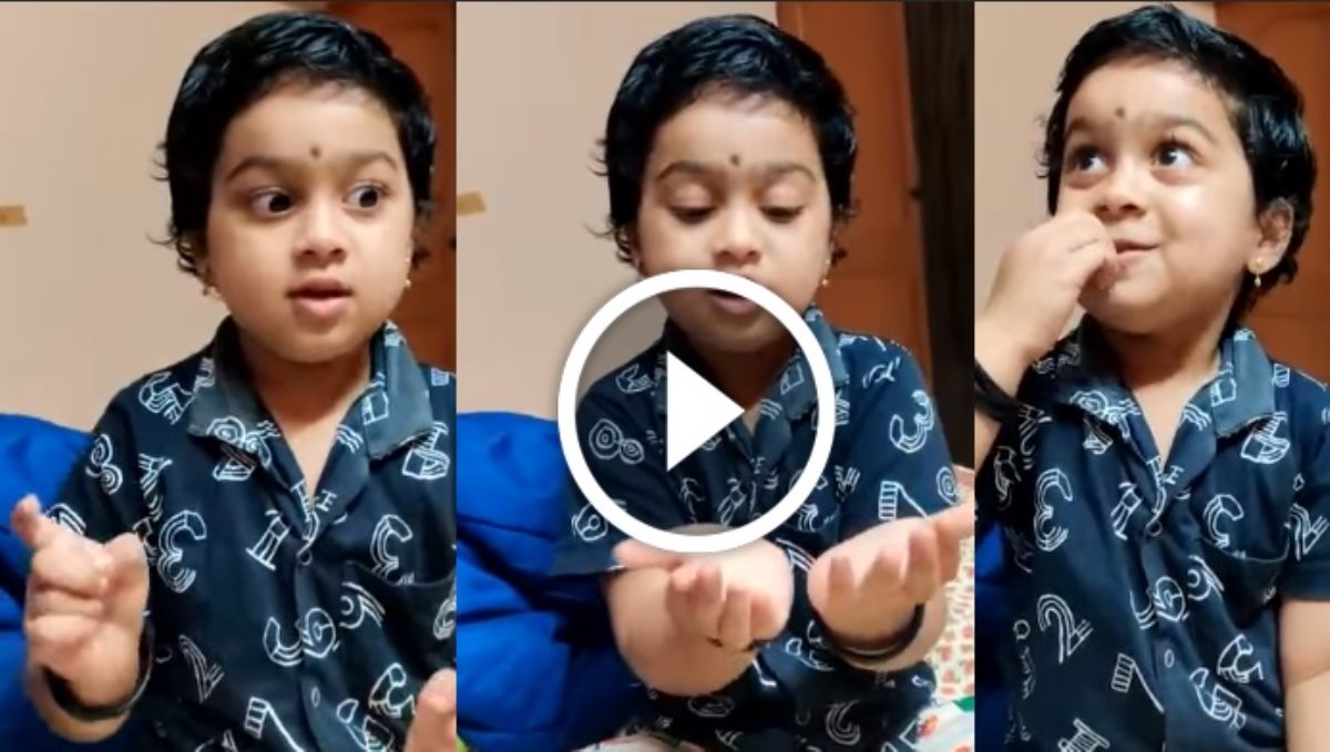 How to make parotta cute baby viral video
