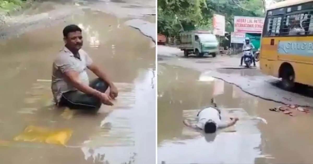 kanpur-father-protest-road-safety