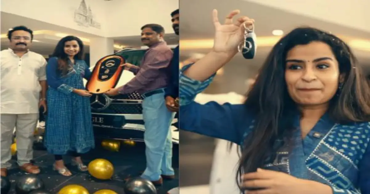 shivangi-mercedes-benz-gle-purchase