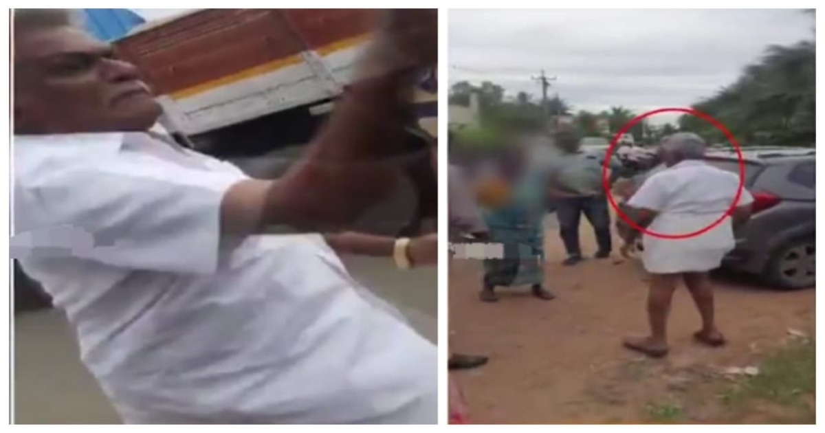 admka-former-minister-arjunan-slaps-woman