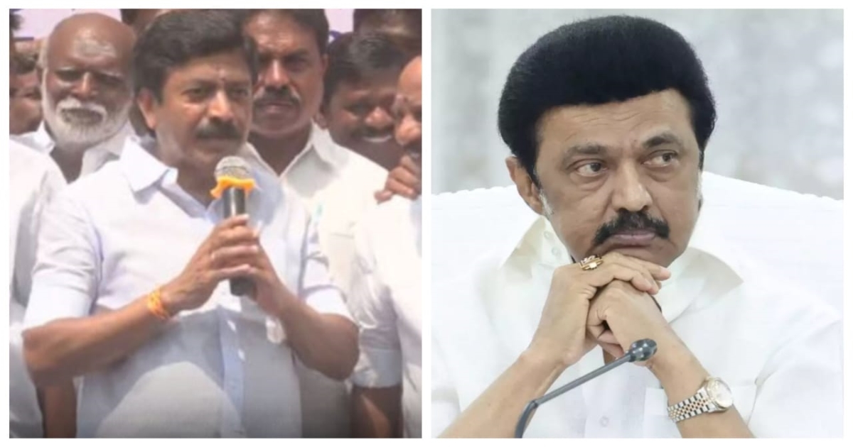 cv-shanmugam-controversy-stalin-nayanthara-speech