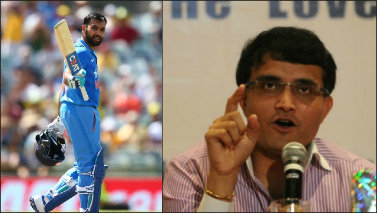 ganguly open up about the position of rohit sharma in iindian team 