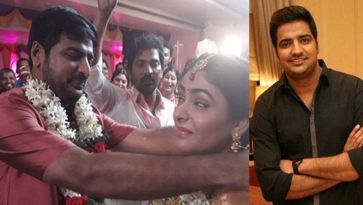 Comedy actor sathish marriage photos goes viral