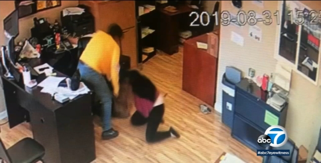 Girl fight with thief video goes viral