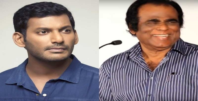 Actor vishal confirms corono to his father