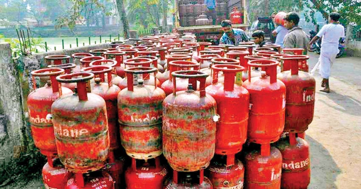 High gas cylinder price due to central government's decision