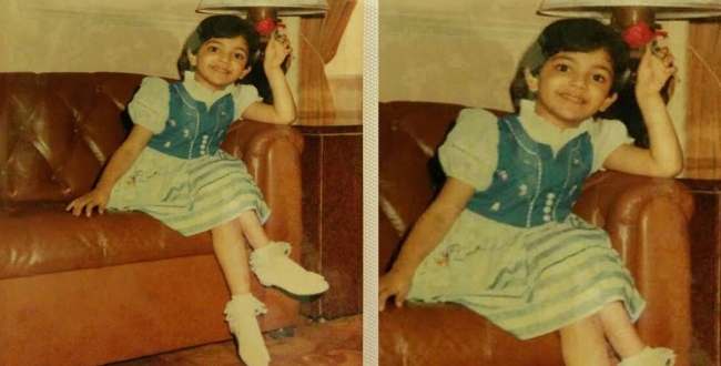 Actress kajal agarwal childhood photos
