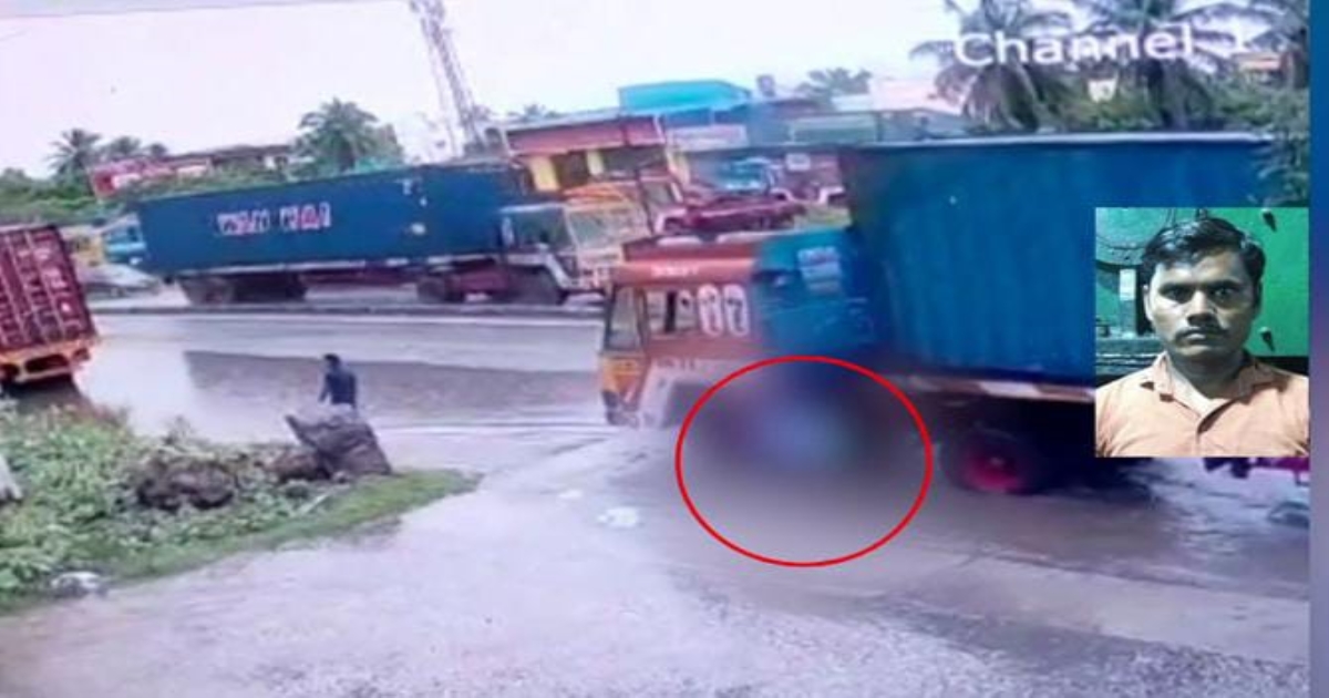 Chennai Thiruvotriyur Bihar Worker Died Slip road Lorry Hits 