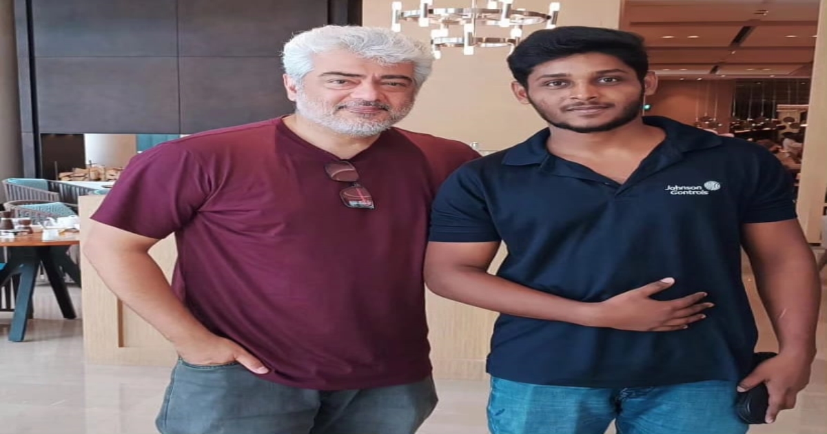 Actor Vijay Fan Pic with Ajith Kumar 