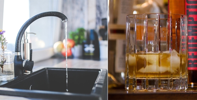 Alcohol mixed in water in kerala