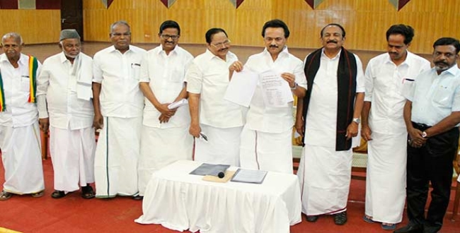 stalin announced for alliance list of constituencis 