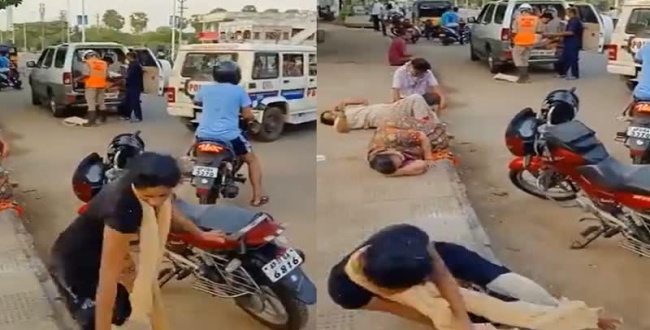Andhra gas leak people falling down video goes viral