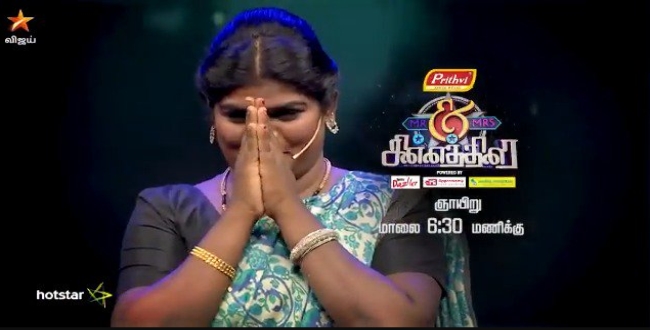 Aranthangi nisha cries at vijay tv set