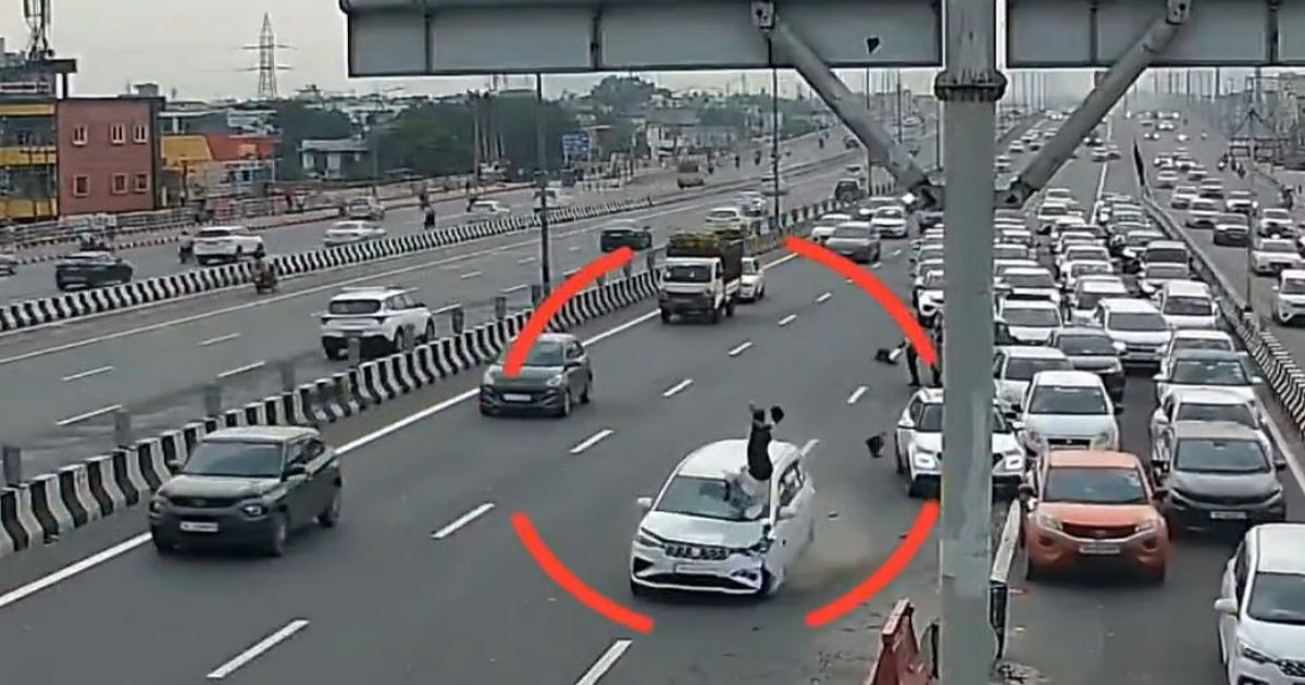 delhi-meerut-highway-traffic-cop-accident