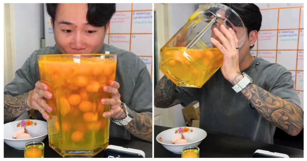 man-drinks-100-raw-eggs-viral-video