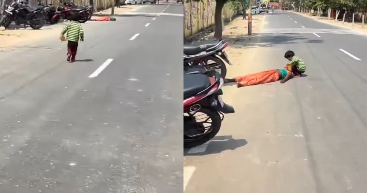 kanpur-boy-helps-fainted-mother-humanity-question