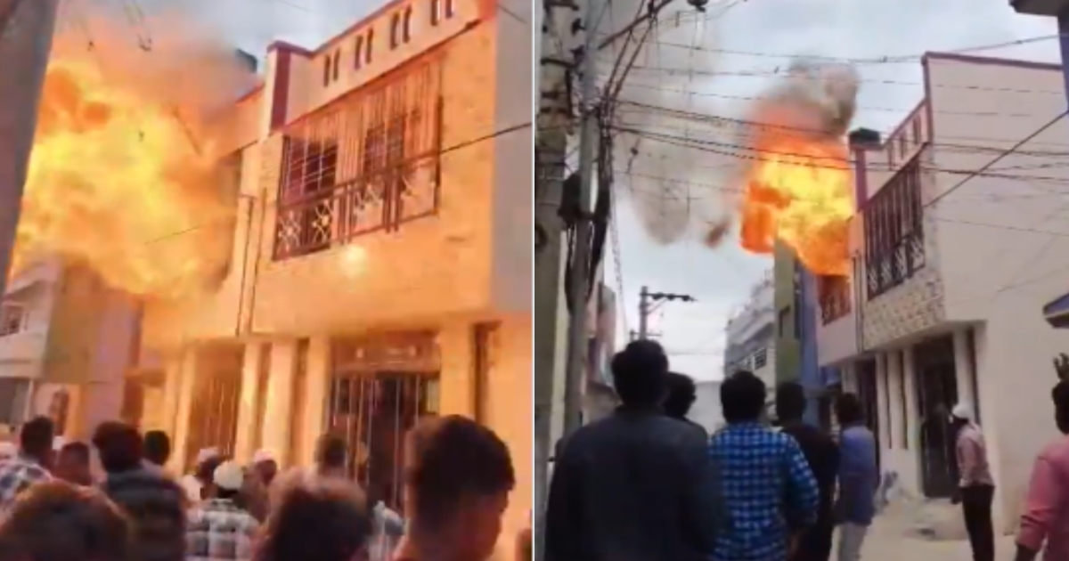 vaniyambadi-ac-explosion-house-fire
