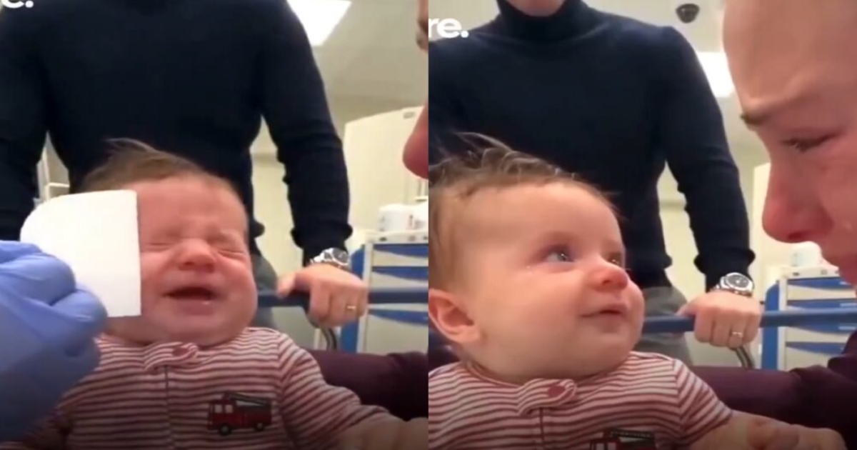 blind-child-sees-mother-first-time-after-surgery