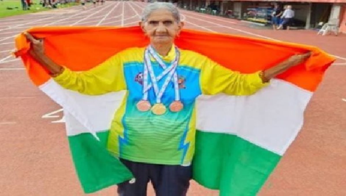 A brave woman who won 3 medals including gold