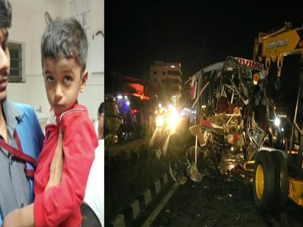 3 year old baby missed parents in bus accident