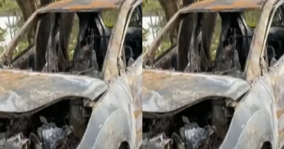 car burnt in kerala 
