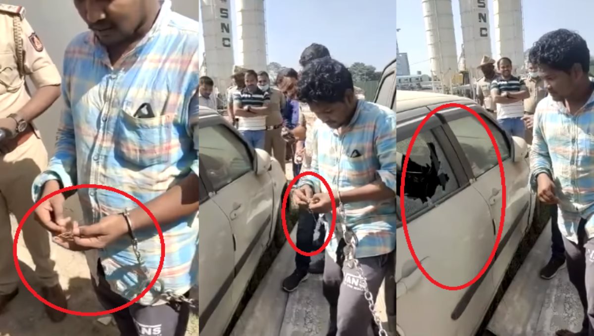 A Thief Practical Experiment to Officers How to Broken Car Glass and Make Theft Video Goes viral 