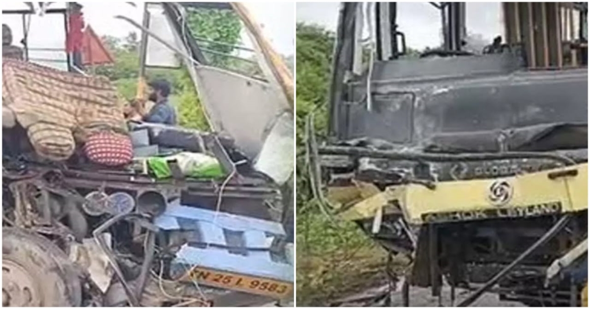 Chengalpattu Tragedy: Two Killed as Government Bus and Van Collide Head-On, Over 10 Injured