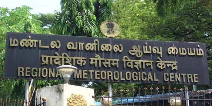 Chennai Regional Meteorological Center Announcement 