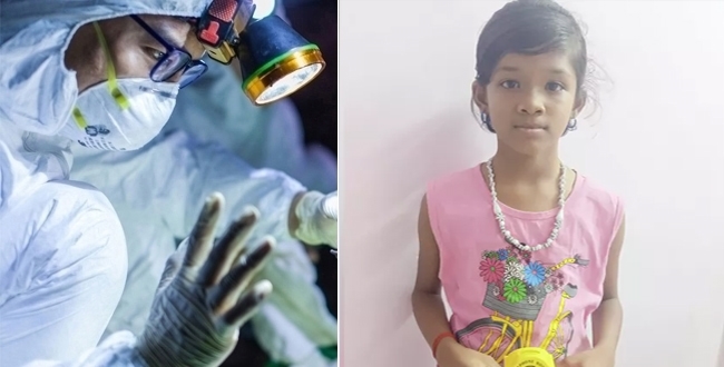 Trichy small girl donate her entire saving to corono relief fund