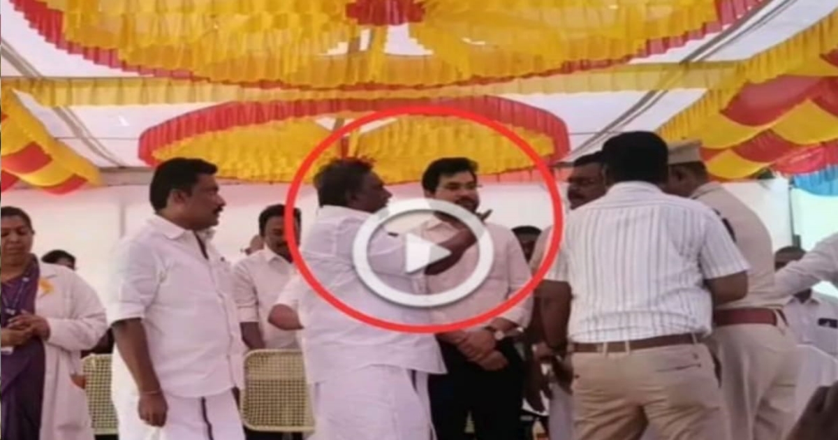 theni-stage-clash-dmk-mp-mla