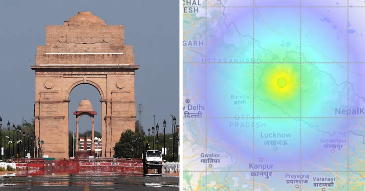 Delhi Earthquake Today 