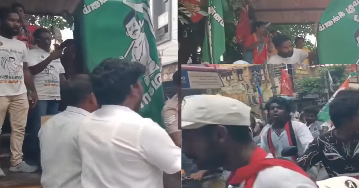 dmk volunteers threatening ntk candidate 