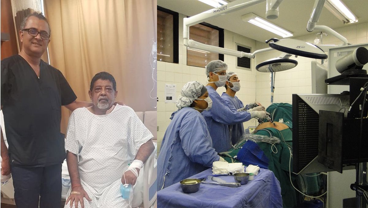 1kg tumour removed from patients kidney in Dubai