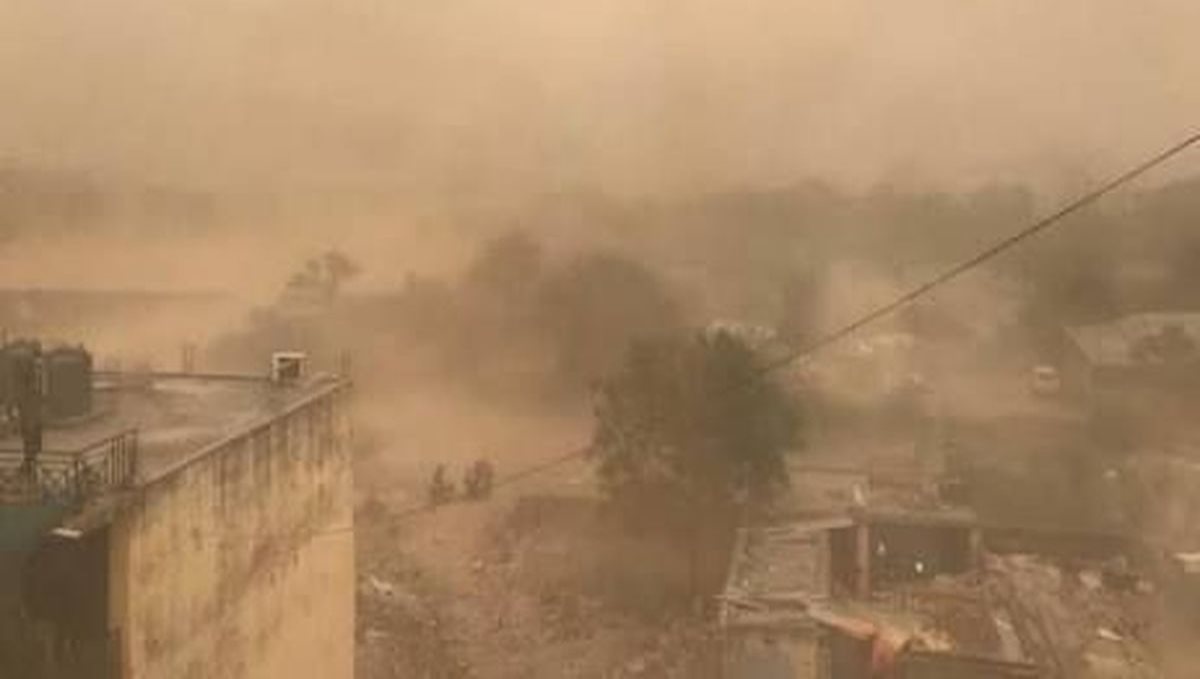 Indian IMD Announce North India Affect Dust Storm 