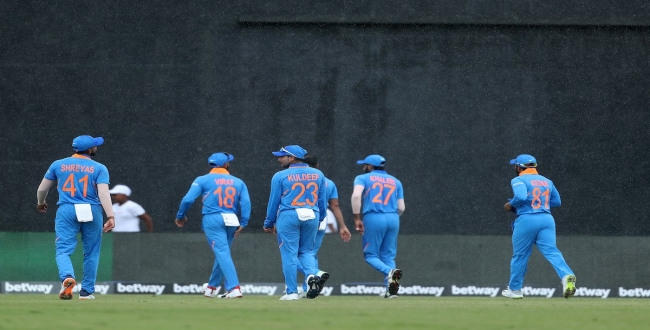 First odi abandoned due to rain