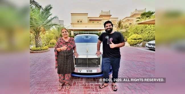 Dubai settled indian man buys rolls royce car through YouTube earnings