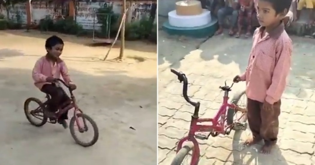 sitapur-student-broken-cycle-video