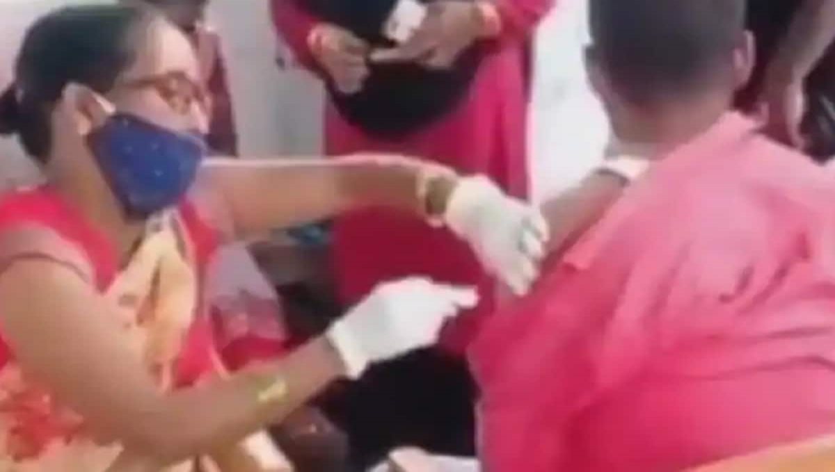 Bihar Nurse Vaccinates Man With Empty Syringe