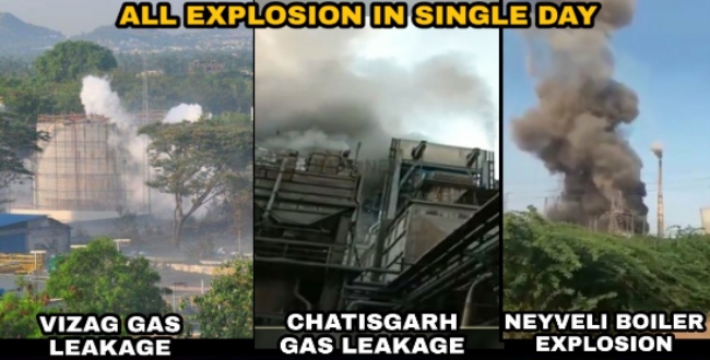three expoison in single day at india 